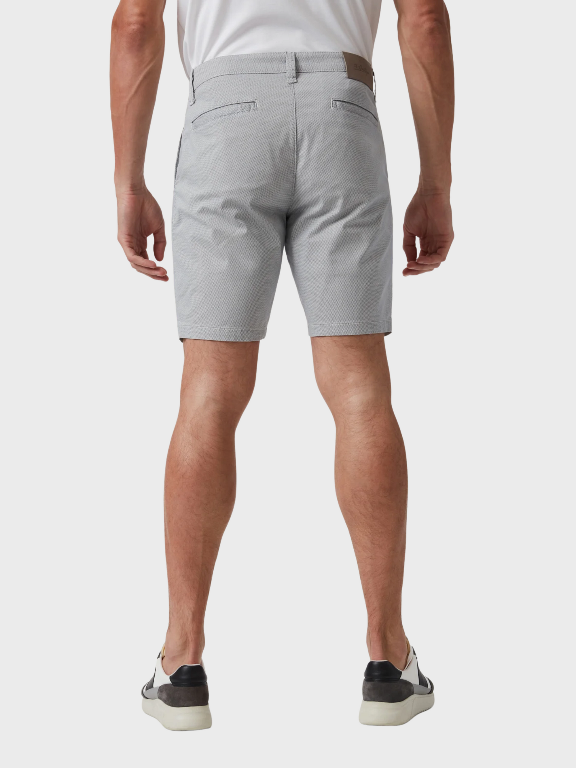 34 Heritage Arizona Tie Print Shorts - Grey-Men's Shorts-Brooklyn-Vancouver-Yaletown-Canada