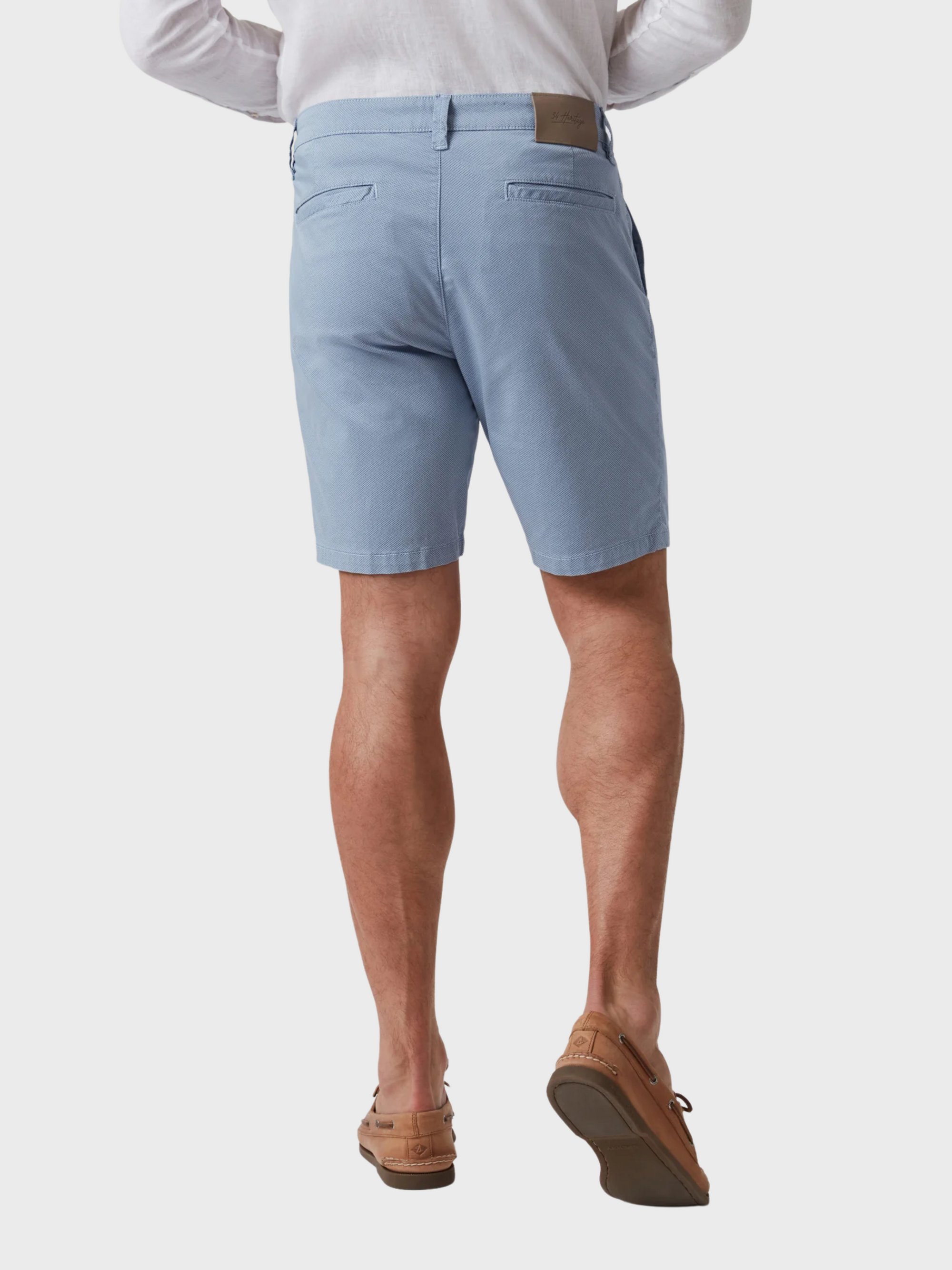 34 Heritage Arizona Tie Print Shorts - Blue-Men's Shorts-Brooklyn-Vancouver-Yaletown-Canada