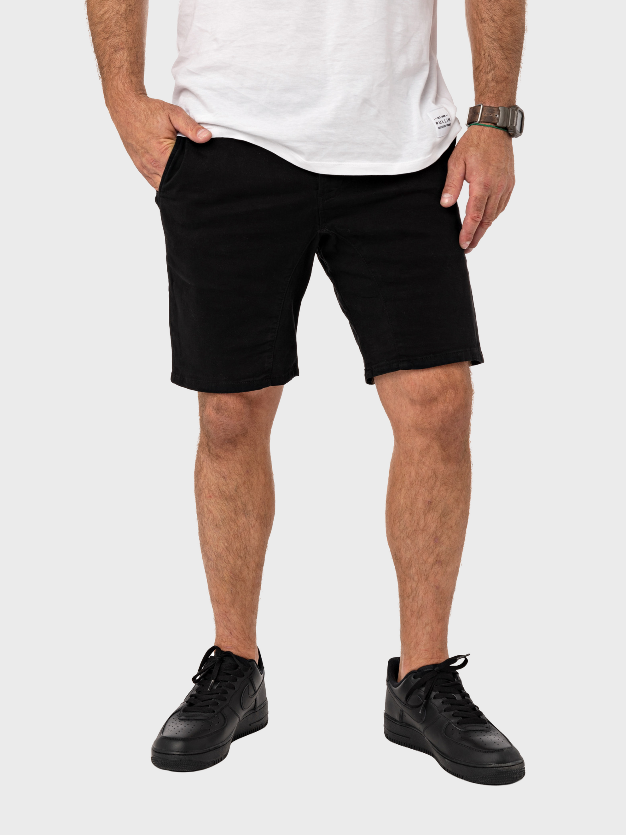 Pullin Dening Chino Short Dark-Men's Shorts-Brooklyn-Vancouver-Yaletown-Canada