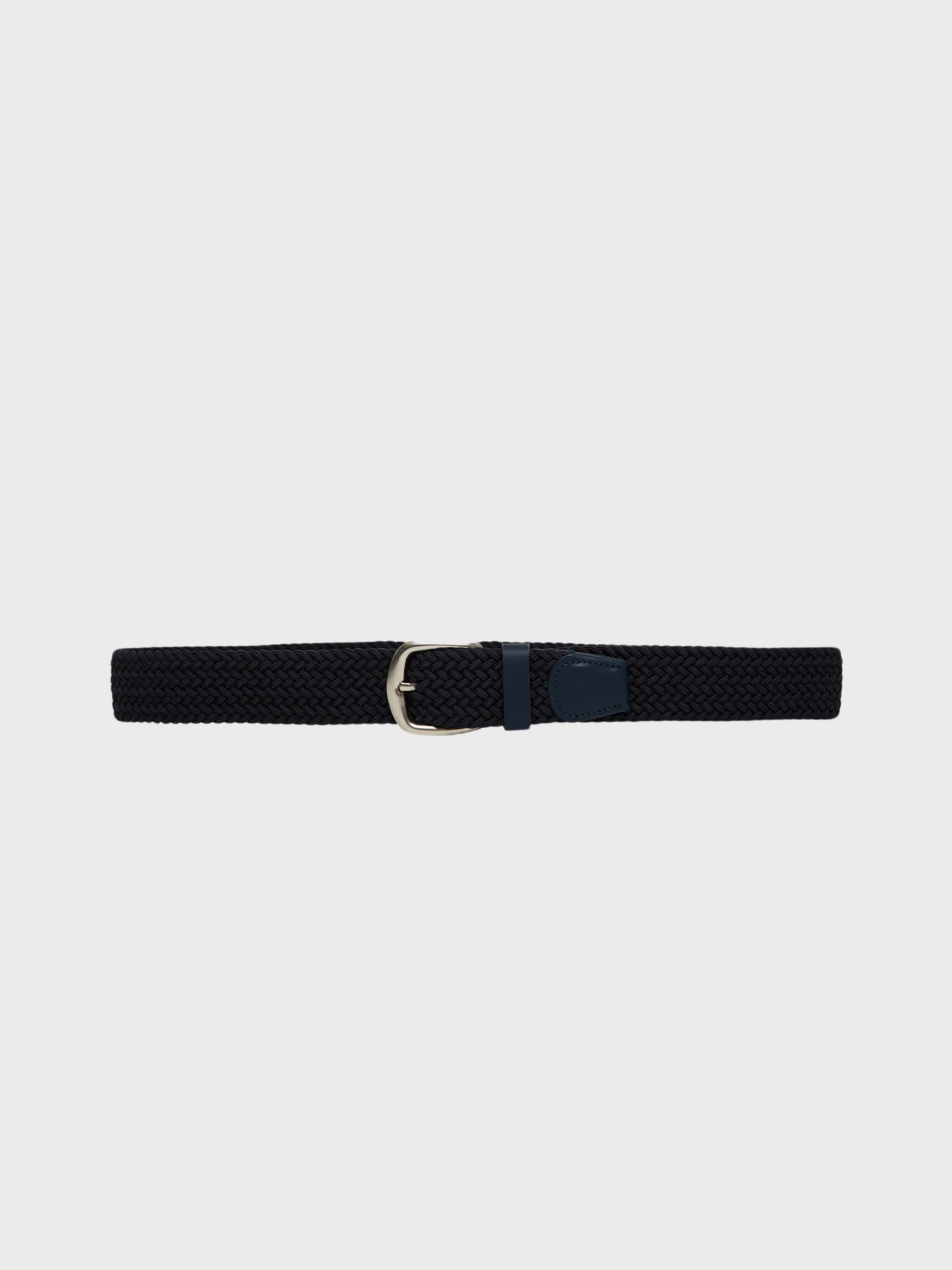 34 Heritage Elastic Belt Navy Blue SS24-Men's Belts-31-Brooklyn-Vancouver-Yaletown-Canada