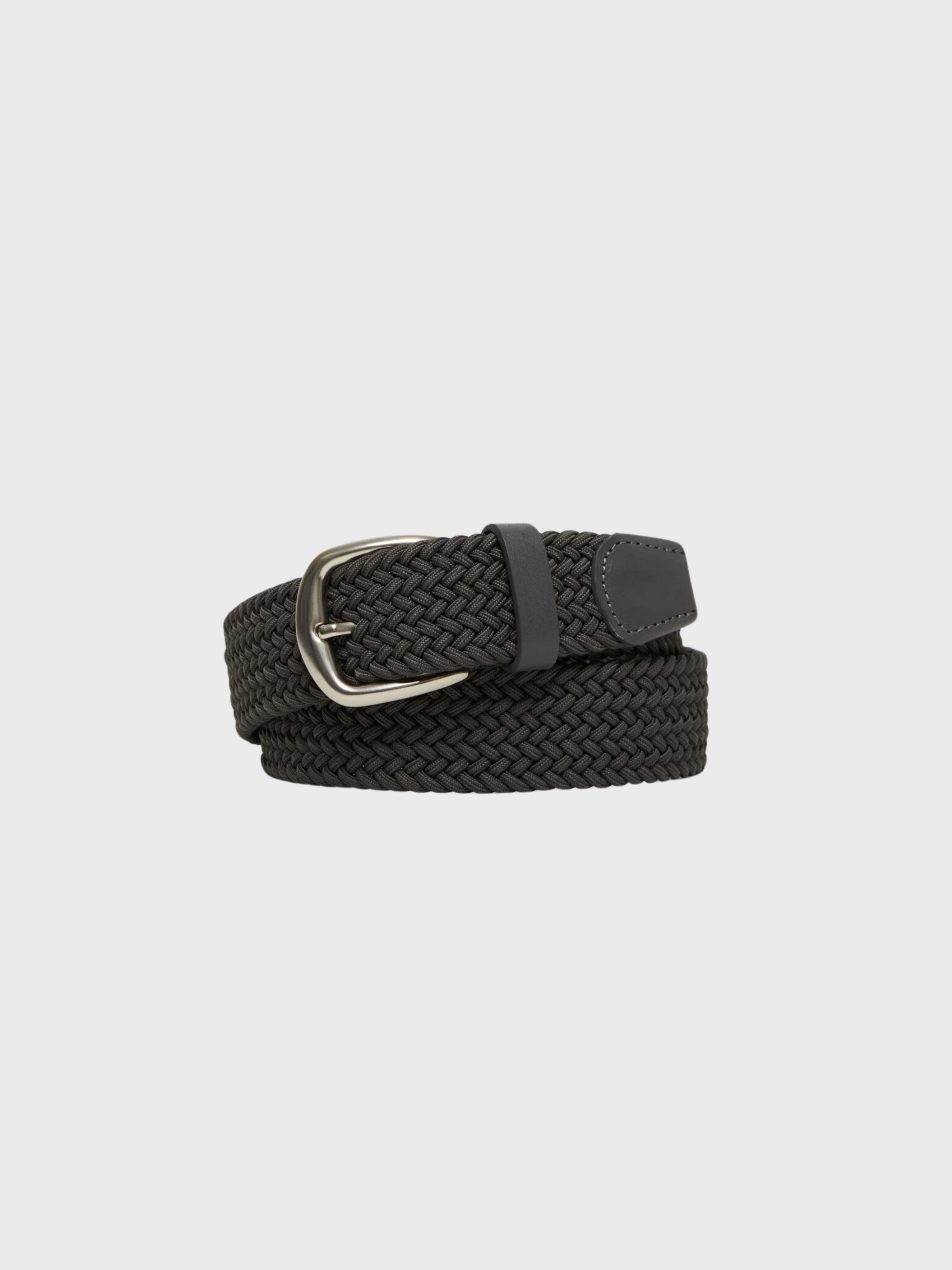 34 Heritage Elastic Belt Grey SS24-Men's Belts-Brooklyn-Vancouver-Yaletown-Canada