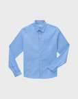 Easy Mondays Poplin Shirt Washed Blue SS24-Men's Shirts-Brooklyn-Vancouver-Yaletown-Canada