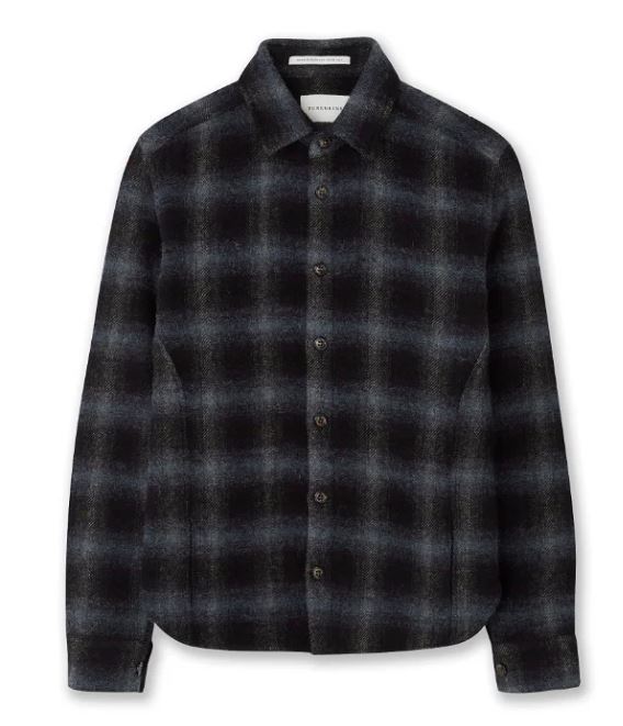 Peregrine Wool Overshirt Storm FW23-Men&#39;s Shirts-Yaletown-Vancouver-Surrey-Canada