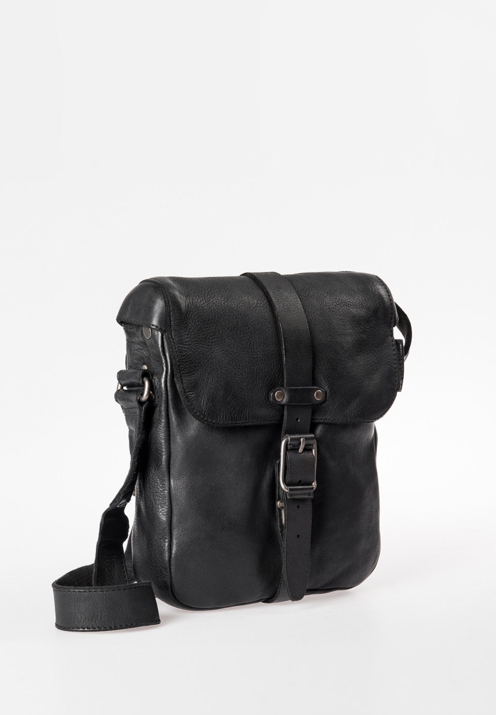 Aunts & Uncles Bags Goatee Crossover Bag Charcoal Black-Men's Bags-Brooklyn-Vancouver-Yaletown-Canada