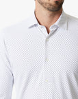 34 Heritage Diamond Dot Shirt White SS24-Men's Shirts-Brooklyn-Vancouver-Yaletown-Canada