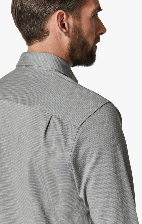 34 Heritage Shirt Structured Shirt Light Grey-Men&#39;s Shirts-Brooklyn-Vancouver-Yaletown-Canada