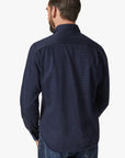 34 Heritage Shirt Structured Shirt Navy Blue-Men's Shirts-Brooklyn-Vancouver-Yaletown-Canada