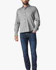 34 Heritage Shirt Structured Shirt Light Grey-Men's Shirts-Brooklyn-Vancouver-Yaletown-Canada