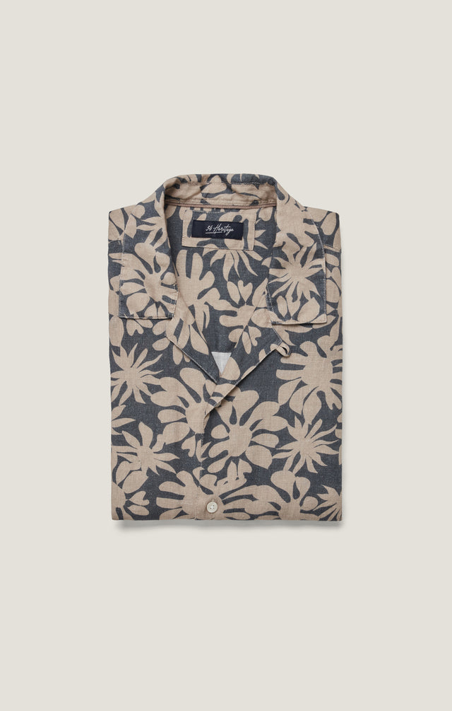 34 Heritage Bloom Linen Shirt - Twine