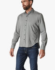 34 Heritage Shirt Structured Shirt Light Grey-Men's Shirts-Brooklyn-Vancouver-Yaletown-Canada