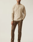 34 Heritage LS Henley Oatmeal-Men's T-Shirts-Brooklyn-Vancouver-Yaletown-Canada