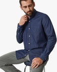 34 Heritage Shirt Denim Med Blue-Men's Shirts-Brooklyn-Vancouver-Yaletown-Canada