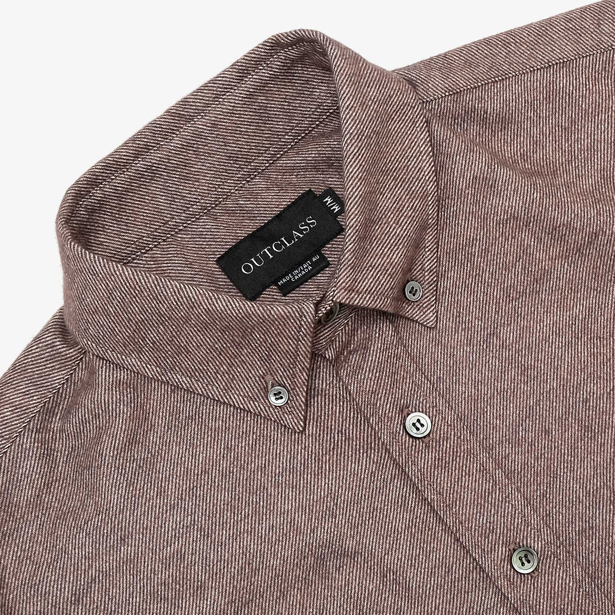 Outclass Shirt Twill Flannel Hazel-Men&#39;s Shirts-Brooklyn-Vancouver-Yaletown-Canada