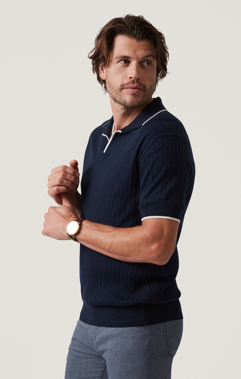 34 Heritage Polo Sweater - Navy