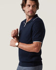 34 Heritage Polo Sweater - Navy