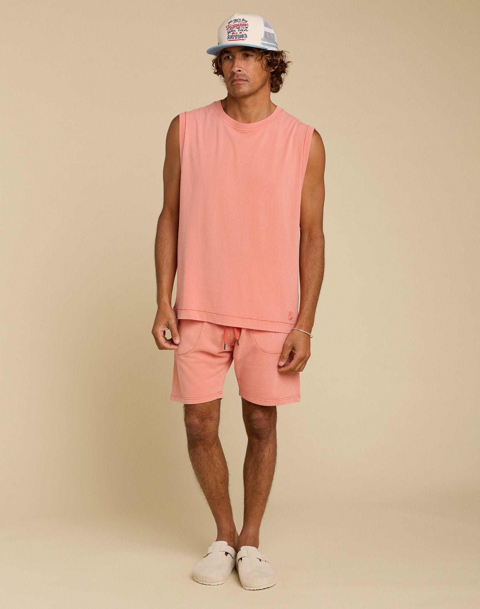 Pullin Jogging Short Plain Flamingo-Men&#39;s Shorts-Brooklyn-Vancouver-Yaletown-Canada