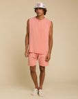 Pullin Jogging Short Plain Flamingo-Men's Shorts-Brooklyn-Vancouver-Yaletown-Canada