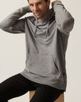 34 Heritage French Terry Hoodie Grey Melange-Men's Sweatshirts-Brooklyn-Vancouver-Yaletown-Canada