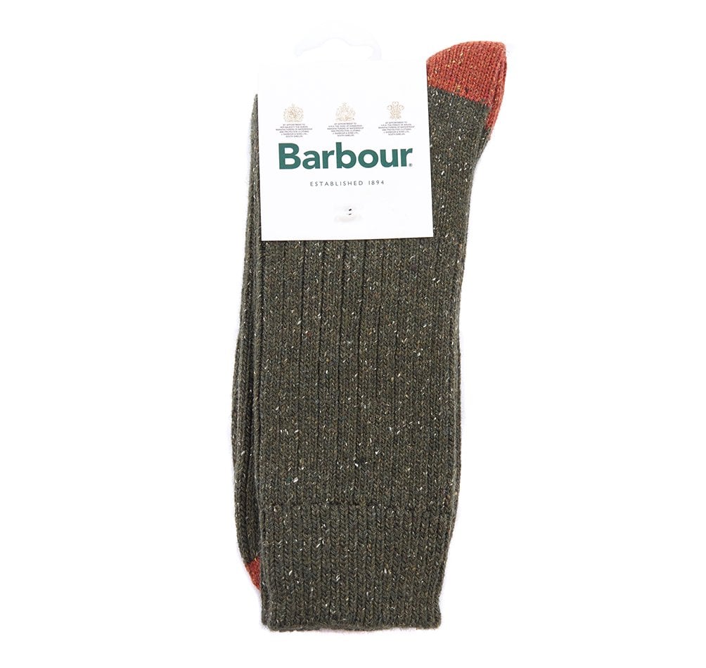 Barbour Accessories Houghton Socks Olive-Men's Accessories-Brooklyn-Vancouver-Yaletown-Canada