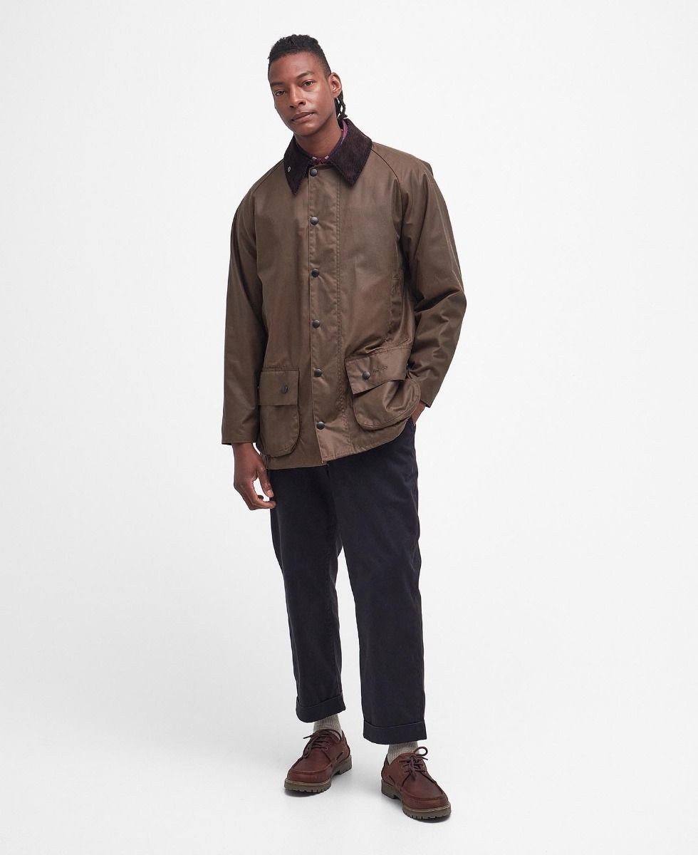 Barbour Beaufort Waxed Jacket - Bark-Men&#39;s Coats-Brooklyn-Vancouver-Yaletown-Canada