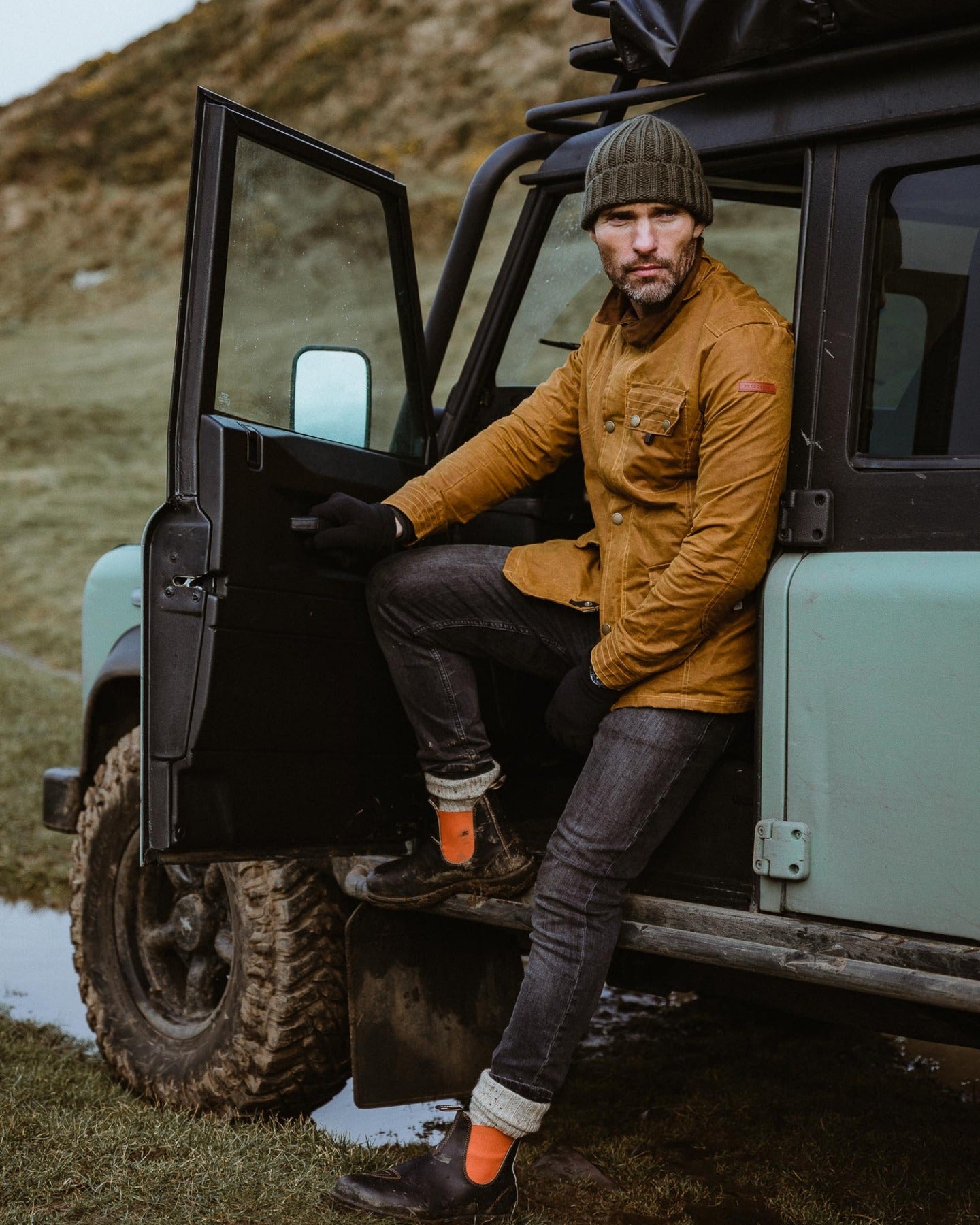 Peregrine Coat Bexley Jacket Mustard-Men&#39;s Coats-Brooklyn-Vancouver-Yaletown-Canada