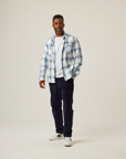 Peregrine Jacket Blunt Overshirt Blue Check-Men's Jackets-Brooklyn-Vancouver-Yaletown-Canada