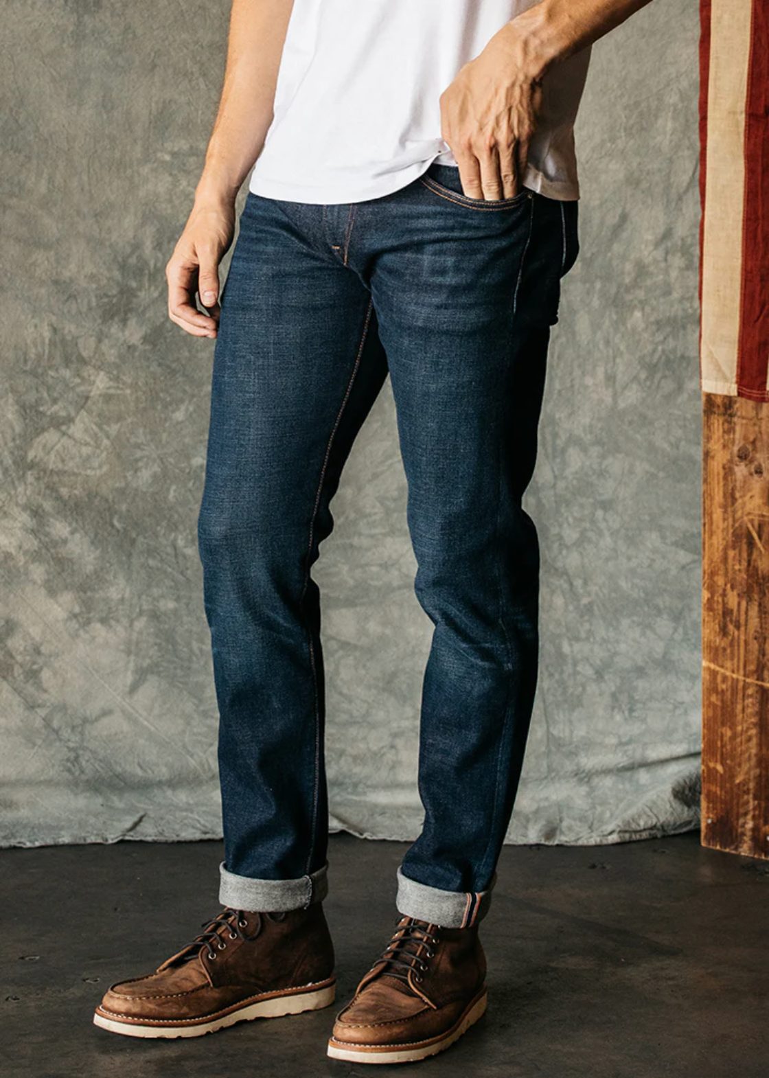 Kato CORE - The Pen Slim 14oz Denim - Tyler-Men&#39;s Denim-Yaletown-Vancouver-Surrey-Canada